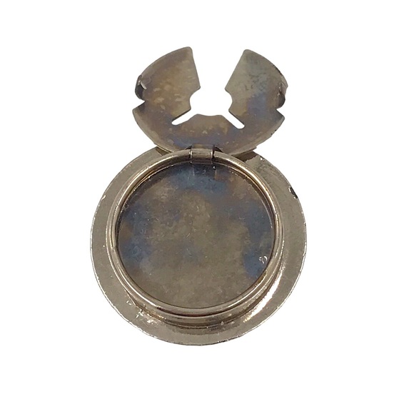 Silver Tone Unisex Star w/ Anchors Button Cover - Picture 4 of 4